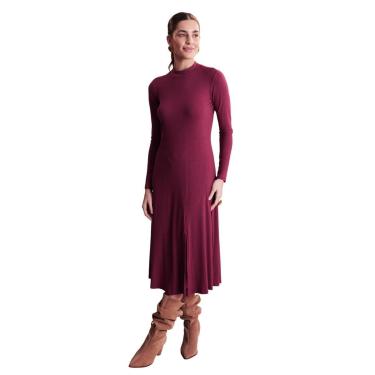 Imagem de Vestido Lunender De Mangas Longas Marsala-Feminino