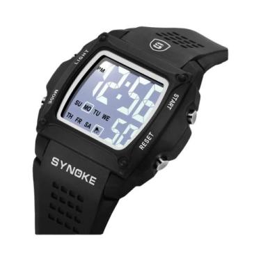 Imagem de Relógio Digital Esportivo Militar Masculino, Cronógrafo Luminoso, À Pr