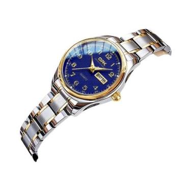 Imagem de Relógio Feminino À Prova D'água Luminoso Com Data E Dia, Quartzo OPK 8