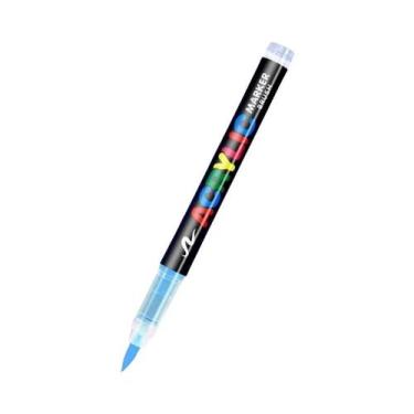 Imagem de Canetas De Tinta Acrílica Coloridas Com Ponta De Pincel Para Artesanat