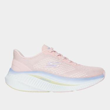 Imagem de Tênis Skechers Go Walk Max Cushioning Arch Fit Feminino, Rosa claro, 3