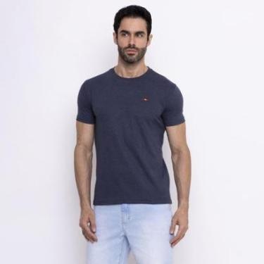 Imagem de Camiseta Industrie Básica Bordada Espanha Algodão Premium Masculina-Masculino