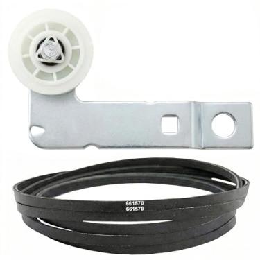 Imagem de Cinto de tambor secador 661570 e W10837240 polia para secadora com ajuste exato Whirlpool kenmore Dryers - Substitui 661570VP 279640 W10118756 W10547290 PS11726337 661570V AP5983729 3387610 3389728 33999 339728