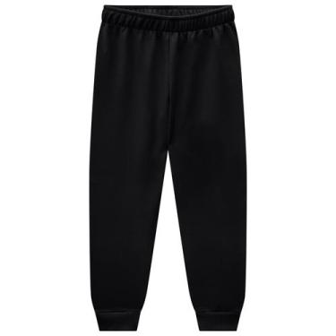 Imagem de Calça Infantil Unissex Kyly em Moletom Peluciado Quentinha Tamanho:2Co