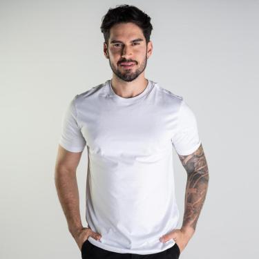 Imagem de Camiseta Pima John John Básica Branca-Masculino