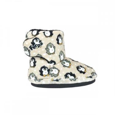 Imagem de Pantufa 1309 Pinguim Forrada Lã Pelinho - Bixo Ferpa, Bege, 18