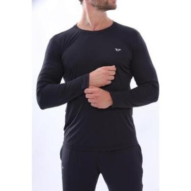Imagem de Camiseta Térmica Segunda-pele  ElementFit  com Proteção Uv+ Tec Masculina-Masculino