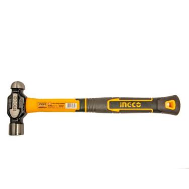 Imagem de Martelo Bola Com Cabo De Fibra E Emborrachado 450G INGCO