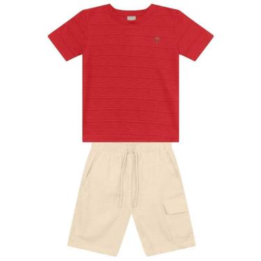 Imagem de Conjunto infantil menino palmeira Mundi-Masculino