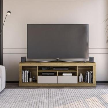 Imagem de Rack para TV até 65 Polegadas 180cm 2 Gavetas Panamá - Mademovel