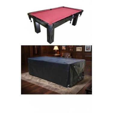 Imagem de Capa Sinuca/Bilhar Premium Preta 2,30x1,30m Proteção Total - Congratul