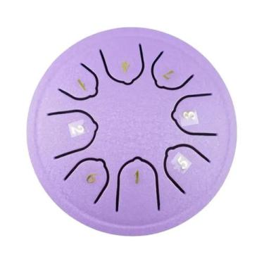 Imagem de Tambor De Língua De Aço De 4,5 Polegadas, Handpan De 8 Tons, Acessório