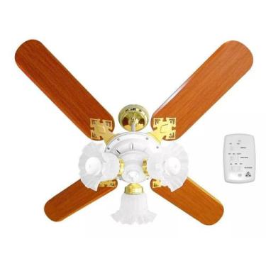 Imagem de Ventilador De Teto New Zeta Biturbo 4 Pás + controle remoto - Venti De