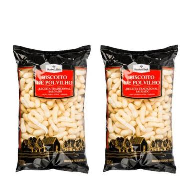 Imagem de Kit 2 Sacos Polvilho Salgado Members Mark 300g  Biscoito Crocante Leve