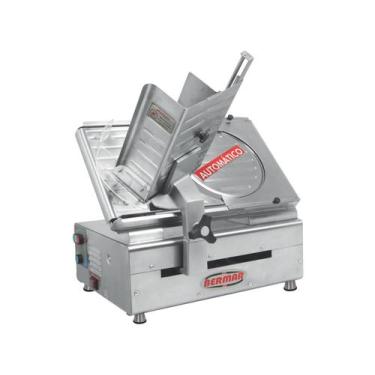 Imagem de Cortador e Fatiador Automático de Frios Bermar 30 cm Inox Bivolt