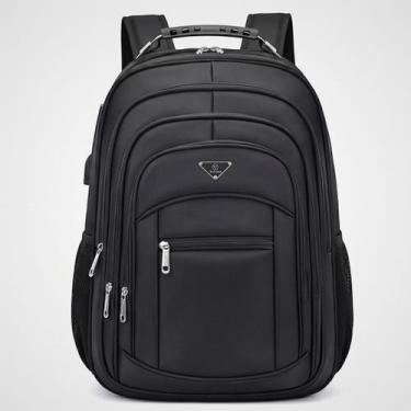 Imagem de Mochila Executiva Notebook Impermeável Reforçada Senha Antifurto Facul