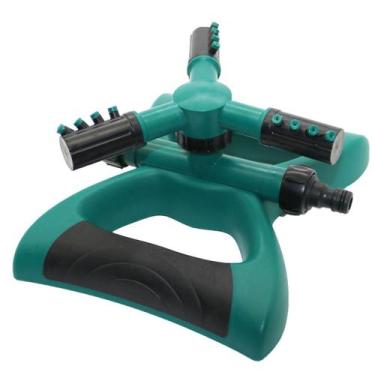 Imagem de Aspersor Giratório 360 Irrigador de Jardim com Bocal Rotativo para Gra
