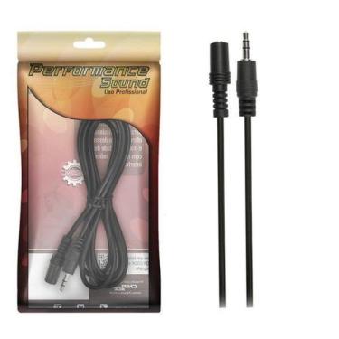 Imagem de CABO P2 EXTENSOR - P2 ESTEREO + J2 ESTEREO 1.8M - NIQUEL Chip 018-0155
