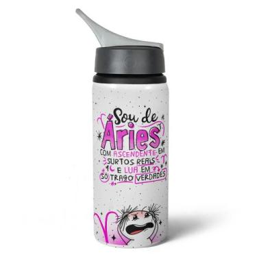 Imagem de Garrafa Squeeze NK Funny Signos - Sou de Áries - 600ml - JPS INFO