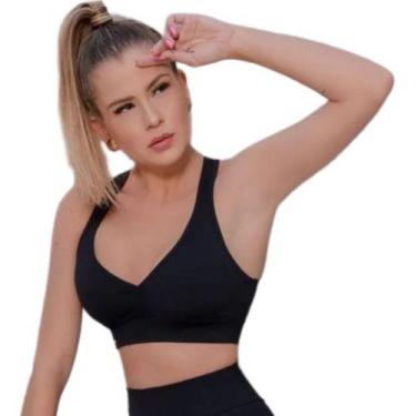 Imagem de Top Nadador K2b  Com Bojo Ótima Sustentação Academia , Preto, M