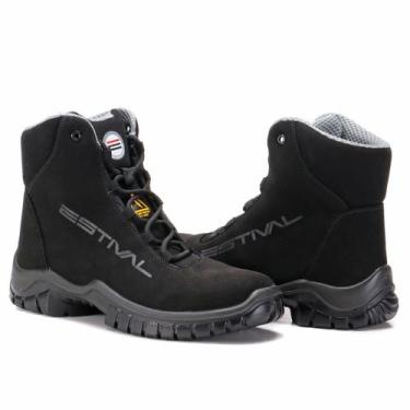 Imagem de Bota Segurança Masculina Eletricista Bico Composite + Palmilha Gel - E
