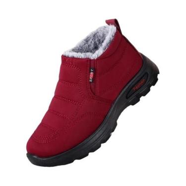 Imagem de Botas De Neve Femininas Impermeáveis Com Forro De Veludo Antiderrapant