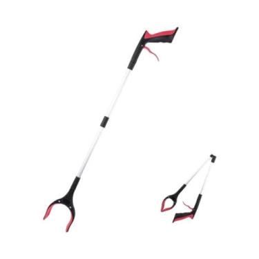 Imagem de Pinça Extensível De Liga De Alumínio Para Coleta De Lixo E Higiene - F