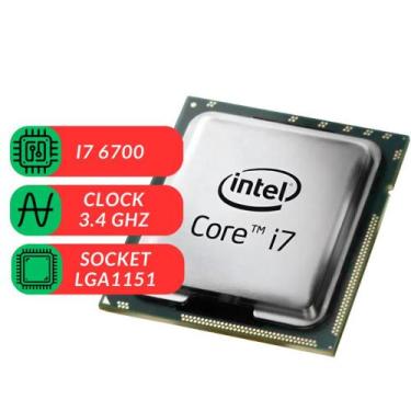 Imagem de Processador Intel I7-6700 / 3,4ghz / 8mb Cache / Fclga1151