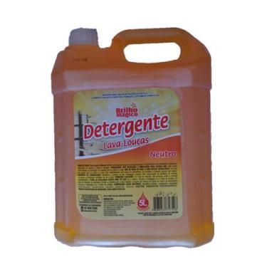 Imagem de Detergente Lava Louças Brilho Mágico Neutro 5 Litros - Brilho Magico