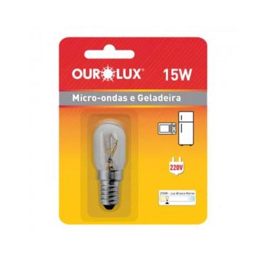 Imagem de Kit 10PC Lâmpada Incandescente Micro-Ondas Geladeira 15w Ourolux E14 2