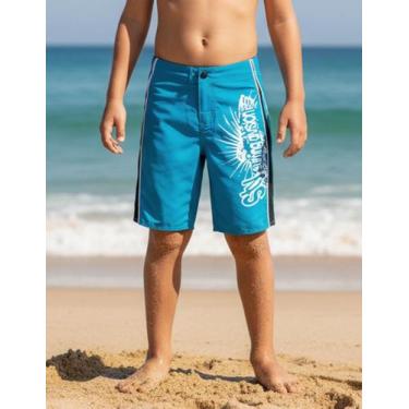 Imagem de Bermuda modelo Surf infantil nº 8 - Sty, Azul celeste, 8
