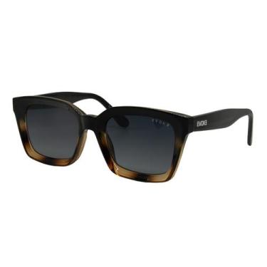 Imagem de Óculos Solar Evoke For You Ds100 A21 Preto Brilho Degradê Lente Cinza 