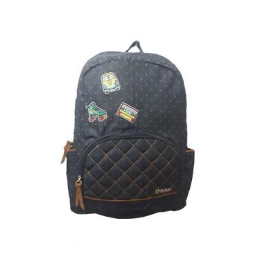 Imagem de Mochila Feminina Triviun 13108 Jeans Black