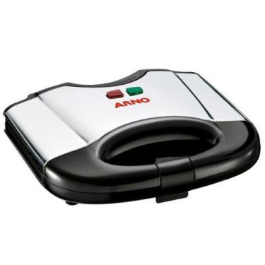 Imagem de Sanduicheira inox/preto 127v sac sacs sm212d74 - arno, 110V