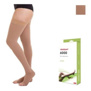 Imagem de Meia Venosan 6000 20-30 mmhg AGH - Meia Coxa/Bronze/Aberta, Bronze, P