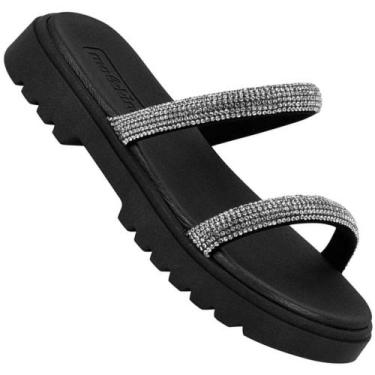 Imagem de Chinelo Papete Infantil Molekinha 2344.127 Meninas, Preto, 27