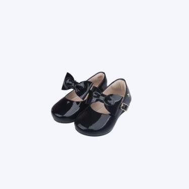 Imagem de Sapato Mini Angel Laço Removível Verniz Infantil Feminino Pampili 4010