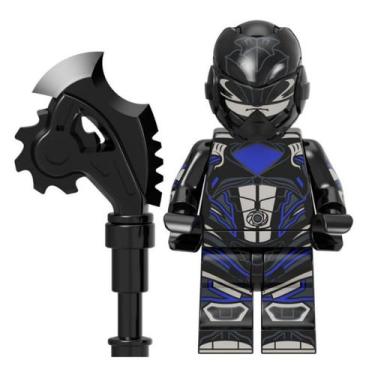 Imagem de Boneco power rangers blocos de montar - BLOCO DE MONTAR, PRETO