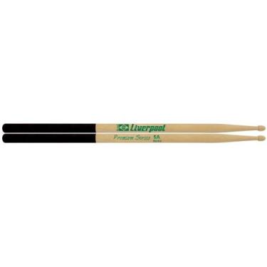 Imagem de Baqueta Para Bateria Premium 5A Ponta Em Madeira Liverpool