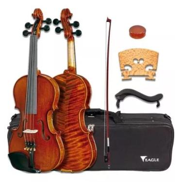 Imagem de Violino Eagle 4/4 - Vk 644 Case, Breu, Arco e Espaleira Verniz Brilhan