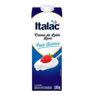 Imagem de Creme De Leite Uht Italac 1kg Frasco Com Tampa