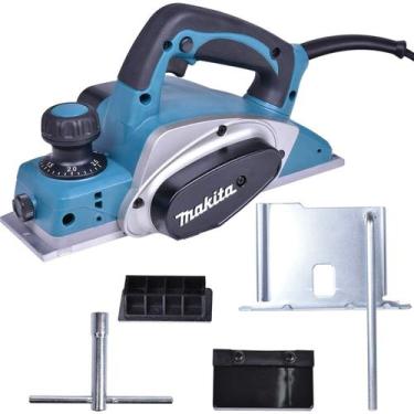 Imagem de Plaina Eletrica 82x2,5mm por Passada 620w Makita KP0800 220v