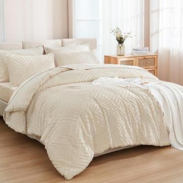Imagem de Conjunto de edredom Andency Bed in a Bag King Beige, 7 peças