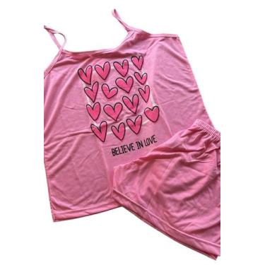 Imagem de Pijama Feminino Verão  Sonho Mar Pijamas  Pijama Verão - Jucatel, GG, 