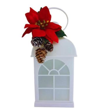 Imagem de Lanterna Decorativa Natalina Uso Frequante Led Chama em Movimento 10x1