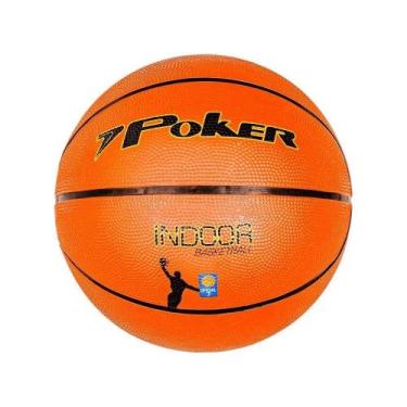 Imagem de Bola de Basquete Oficial 7 Poker Indoor - Laranja, Laranja