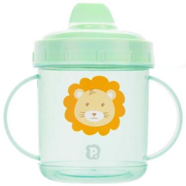 Imagem de Copo Infantil Bico Rígido 220ml Leão Masculino - Pimpolho