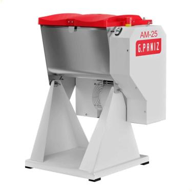 Imagem de Amassadeira Basculante AM-25 G2 25kg de Massa Bivolt Monofásica Pintura Epóxi Inox G.Paniz