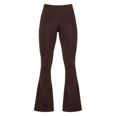 Imagem de Calça Flare Nay Sport CL31 Feminina Cós Largo Poliamida T. P/G, G, 05,