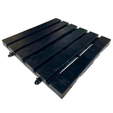 Imagem de Deck Preto De Plástico Kit 23 Àreas externas Box Faz 2mt - JR